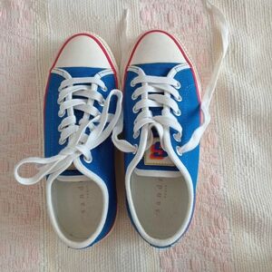 Sandro Blue and White Women's Sneakers